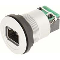 Mazo 23.001.538 de RJ45 hembra con parte delantera- 1 x RJ45 de hembra con pantalla y trasera- 1 x RJ45 de hembra con…